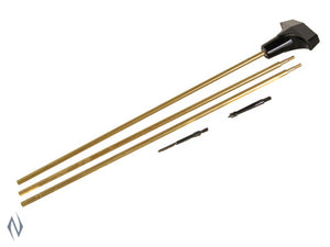 HOPPES CLEANING ROD 3 PIECE BRASS 22 CAL 33"